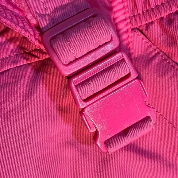 L.L. Bean Ski Snow Pants Bib Girls Youth Size 16 Insulated Pink Reinforced Knees - Picture 11 of 14